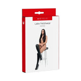 Me You Us Latex Stockings Black -