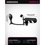 Fantasy C-Ringz Remote-Controlled Vibrating Cock Blocker with Ass-Gasm Plug - Black