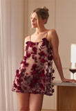 Mystery Babydoll Set - Dark Cherry -