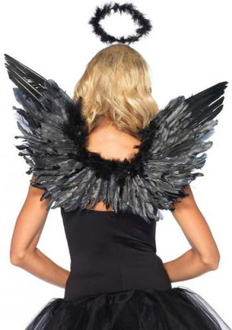 2 Piece Angel Accessory Kit - Black
