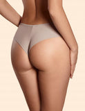 Fiona Seamless Back Brazilian Thong - Cappuccino -