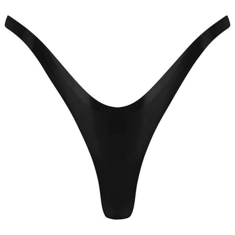 Latex G-String - Black -