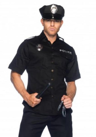 4pc Mens Cuff Em' Cop Shirt