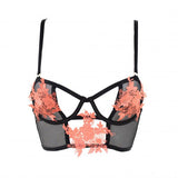 Fonteyn Bra - Black/Terracotta -