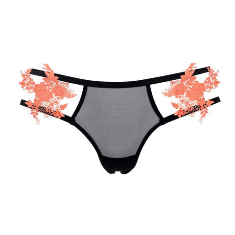 Fonteyn Brief - Black/Terracotta -