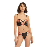 Fonteyn Brief - Black/Terracotta -