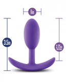 Blush Luxe Wearable Slim Plug Small - Purple