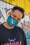 Sequin Tailored Face Mask - Water Opal - One Size