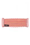 Never Say Never Pleated Face Mask - Nuavo Mauve - One Size