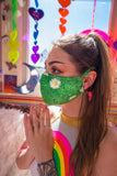 Tailored Mask - Daisys on Grass -