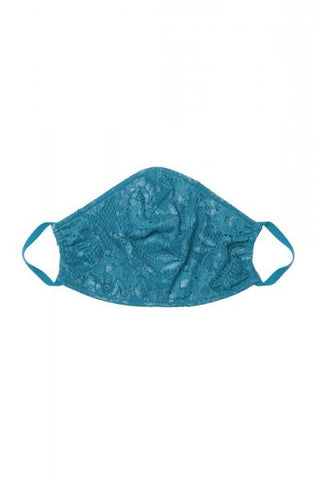 Never Say Never V Face Mask - Blue Curacao - One Size