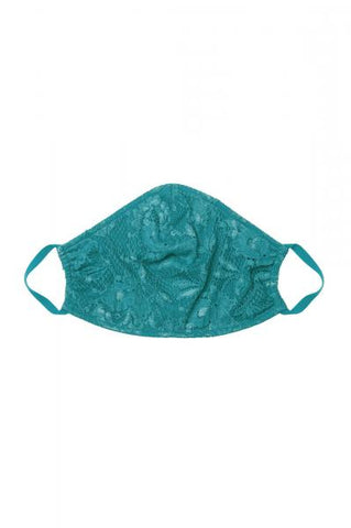 Never Say Never V Face Mask - Jade - One Size