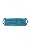 Never Say Never Pleated Face Mask - Blue Curacao - One Size