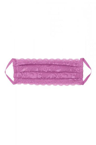 Never Say Never Pleated Face Mask - Iris - One Size