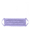 Never Say Never Pleated Face Mask - Issus Purple - One Size
