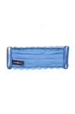 Never Say Never Pleated Face Mask - Sparta Blue - One Size