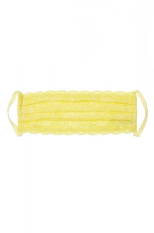 Never Say Never Pleated Face Mask - California Sun - One Size