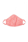 Never Say Never Pleated Face Mask - Quartz Pink - One Size