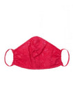Never Say Never V Face Mask - Bright Grenadine - One Size