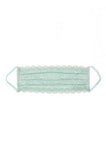 Never Say Never Pleated Face Mask - Dusty Basil - One Size