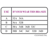 Cleavage Pal Lace Up Bra - Beige - Cup Size