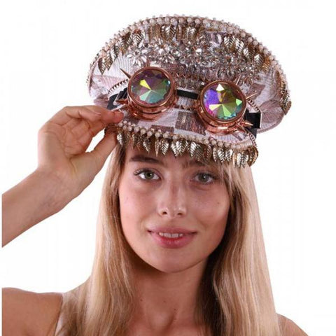 Sequin Chain Fisherman Hat - Gold