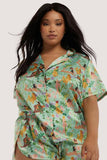 Bodil Jane Nudes & Flowers Short Sleeved Shirt -