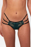 Dakota Snake Brief - Green/Gold -