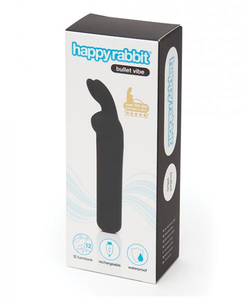 Happy Rabbit Rechargeable Bullet - Black BB Store Happy Rabbit Rechargeable Bullet - Black BB Store