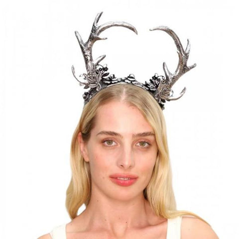 Antler Headband - Silver