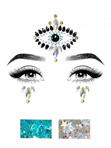 Divinity Adhesive Face Jewels & Glitter