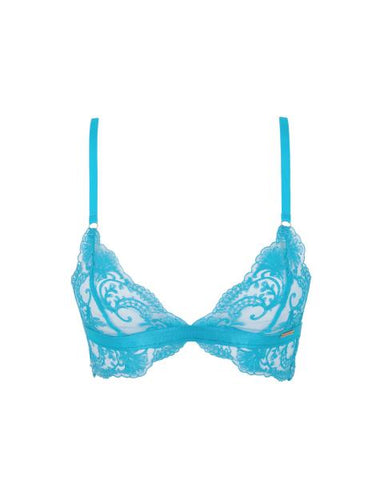 Marseille Lace Bralette - Peacock Blue -