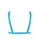 Lilia Mesh Non-wired Bra - Peacock Blue -