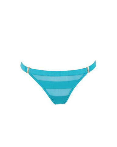 Lilia Mesh Thong - Peacock Blue -