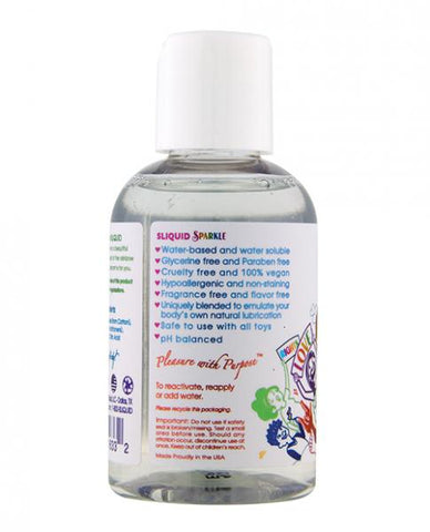 Sliquid Naturals Sparkle Pride Water Based Lube - 4.2 oz BB Store Sliquid Naturals Sparkle Pride Water Based Lube - 4.2 oz BB Store