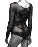 Radiance Long Sleeve Body Suit - Black - Queen Size
