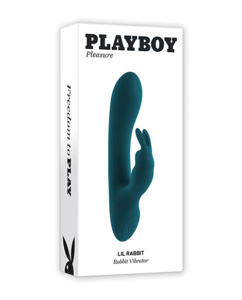 Playboy Pleasure Lil Rabbit Vibrator - Deep Teal BB Store Playboy Pleasure Lil Rabbit Vibrator - Deep Teal BB Store