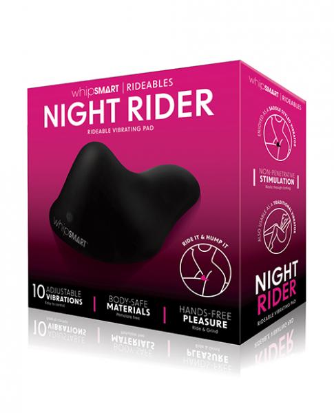 Whipsmart Rideables Night Rider Vibrating Pad - Black BB Store Whipsmart Rideables Night Rider Vibrating Pad - Black BB Store