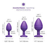 B-Vibe Jewel Butties Bundle - Purple