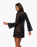 Carmela Long Sleeve Dress - Black -