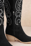 Giada Cowgirl Boot - Black -