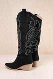 Giada Cowgirl Boot - Black -
