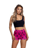 Playboy Slumber Bunny Two Piece Set - Pink/Black -