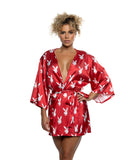 Chill Bunny Robe - Red/White -