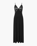 Pret A Porter Maxi Italian Nightie - Black -