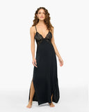 Pret A Porter Maxi Italian Nightie - Black -