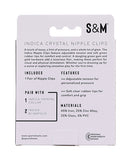 Sportsheets Sex & Mischief Indica Crystal Nipple Clips