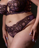 Scylla Thong - Eggplant -