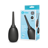 B-Vibe Flexible Silicone Anal Douche - Black