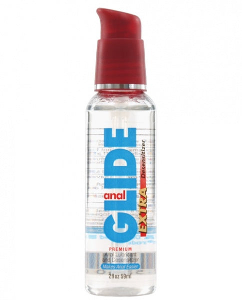 Anal Glide Extra Anal Lubricant & Desensitizer - 2 oz Pump Bottle BB Store Anal Glide Extra Anal Lubricant & Desensitizer - 2 oz Pump Bottle BB Store